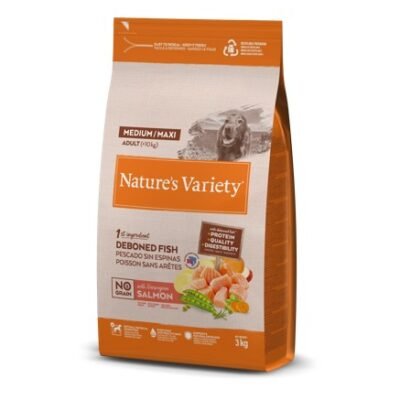 Nature's Variety No Grain Medium Maxi Adult salmó 10KG
