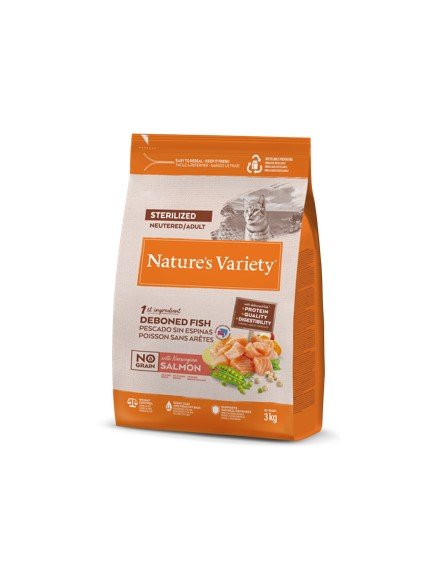 Nature's Variety No Grain Sterilized salmó gat 1,25KG