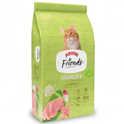 Arion Friends Cat Sterilized 2 kg | 9 kg
